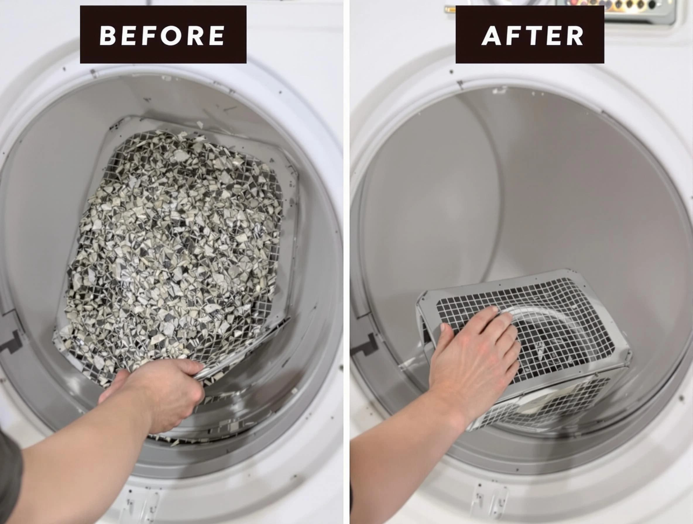 Professional lint trap cleaning by Mountain Park Dryer Vent Cleaning in Mountain Park