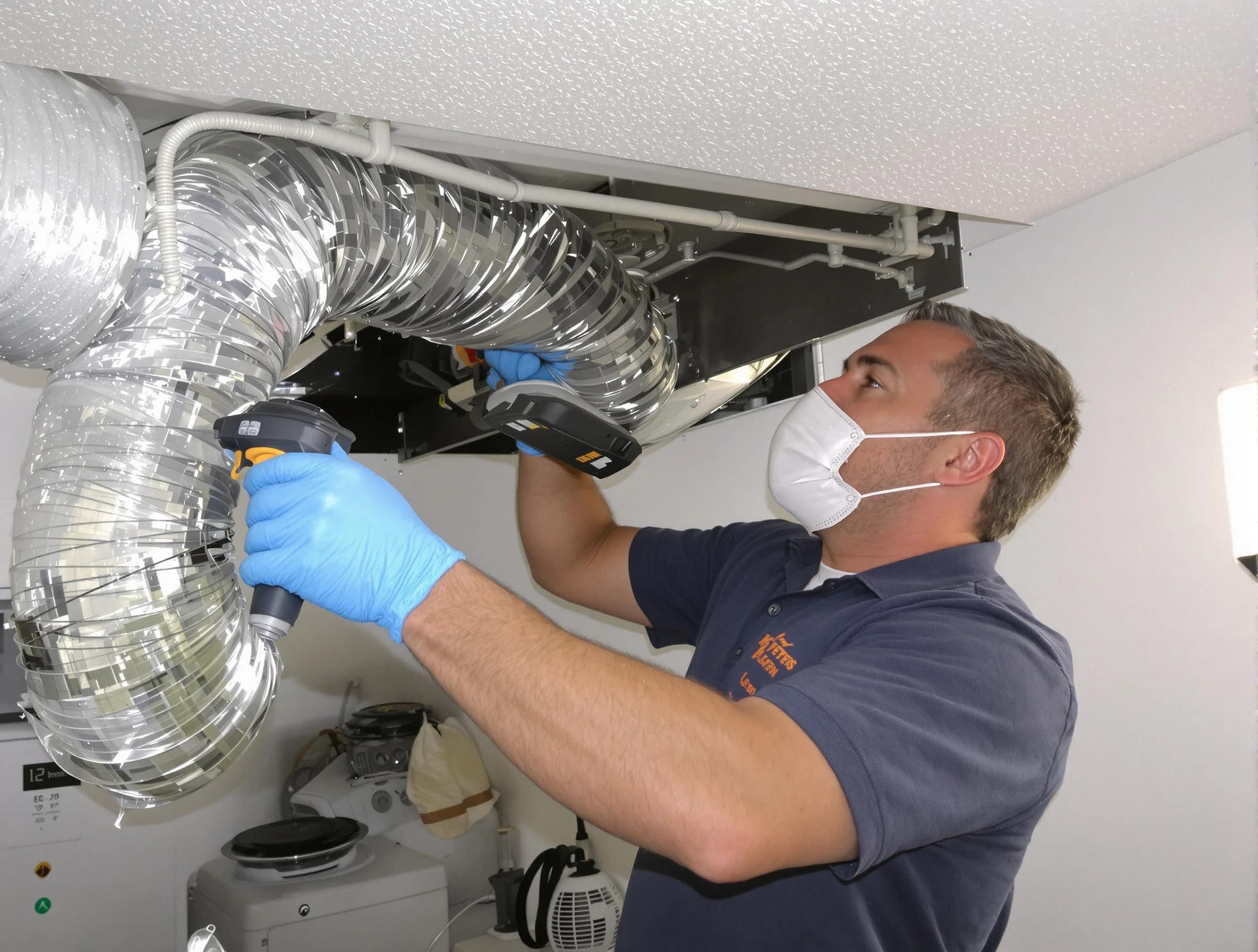 Mountain Park Dryer Vent Cleaning professional performing thorough residential dryer vent cleaning in Mountain Park