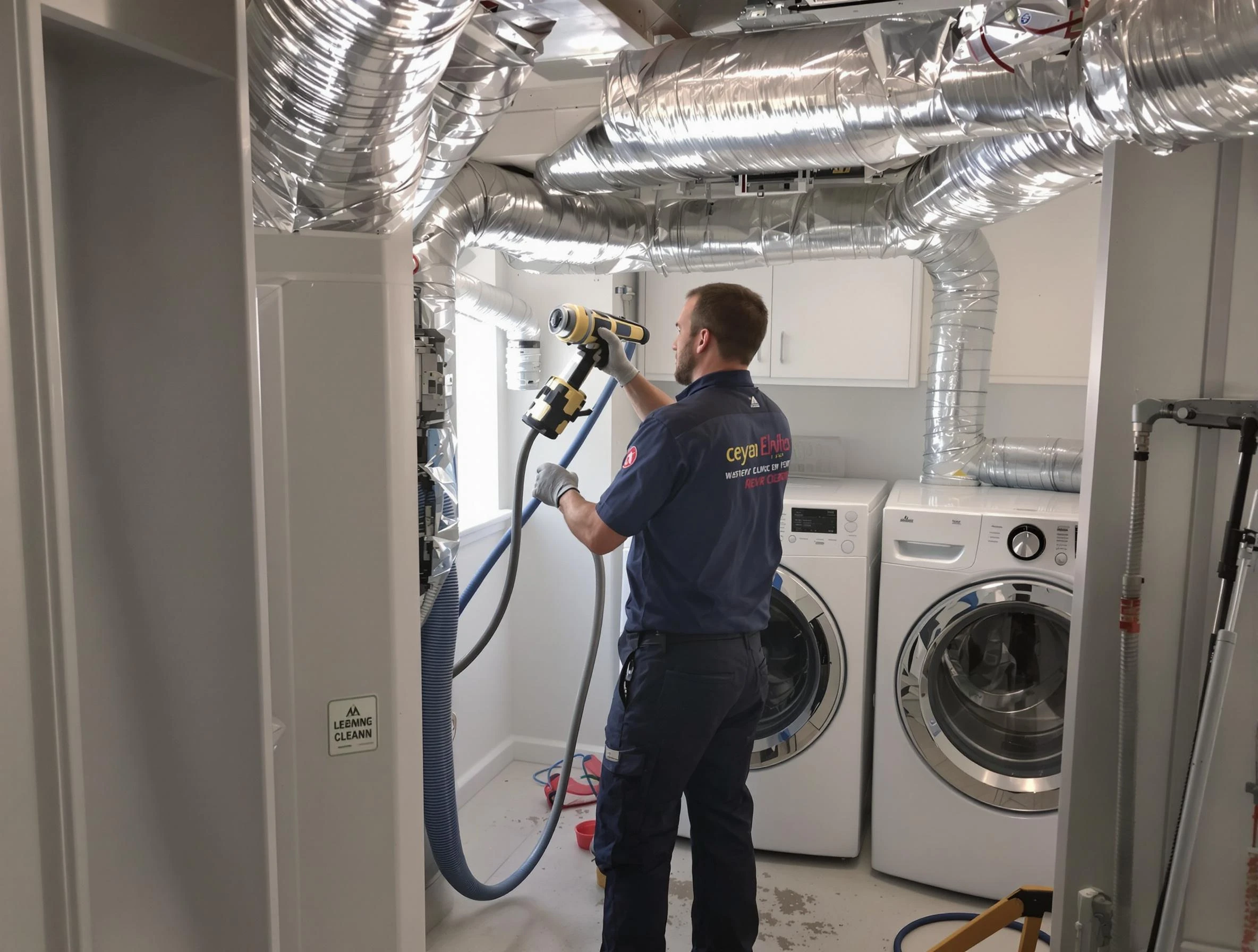 Mountain Park Dryer Vent Cleaning specialist using advanced equipment for thorough duct cleaning in Mountain Park