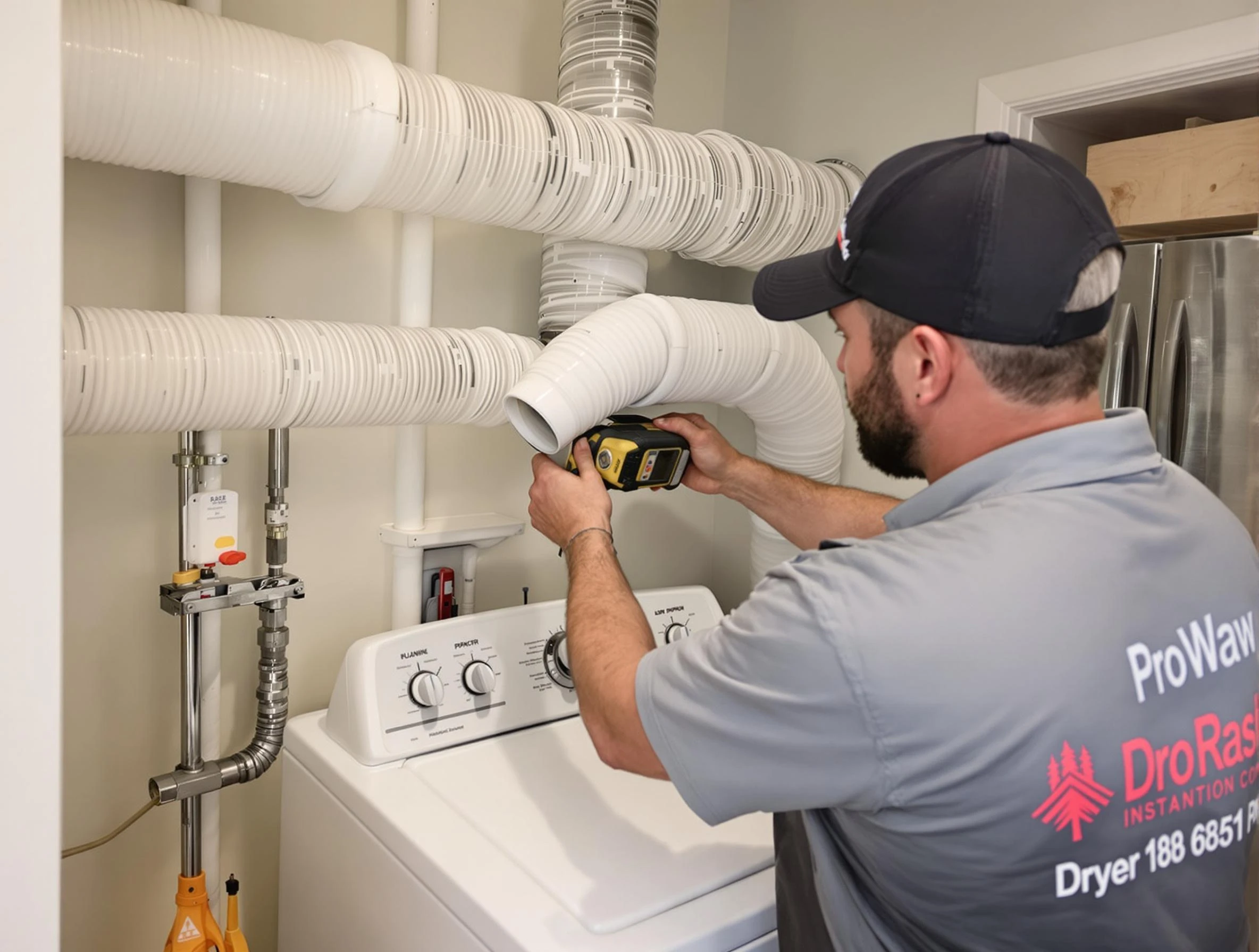 Professional dryer vent hose installation by Mountain Park Dryer Vent Cleaning in Mountain Park